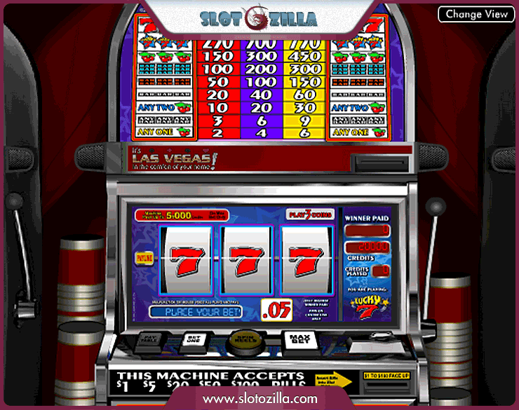 Lucky seven slot
