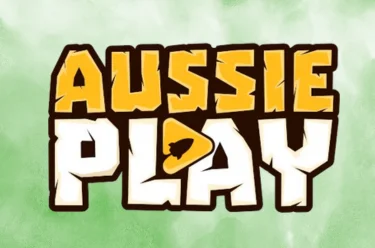 Screenshot of the Aussie Play Casino lobby on a mobile device, showcasing game categories and promotions.