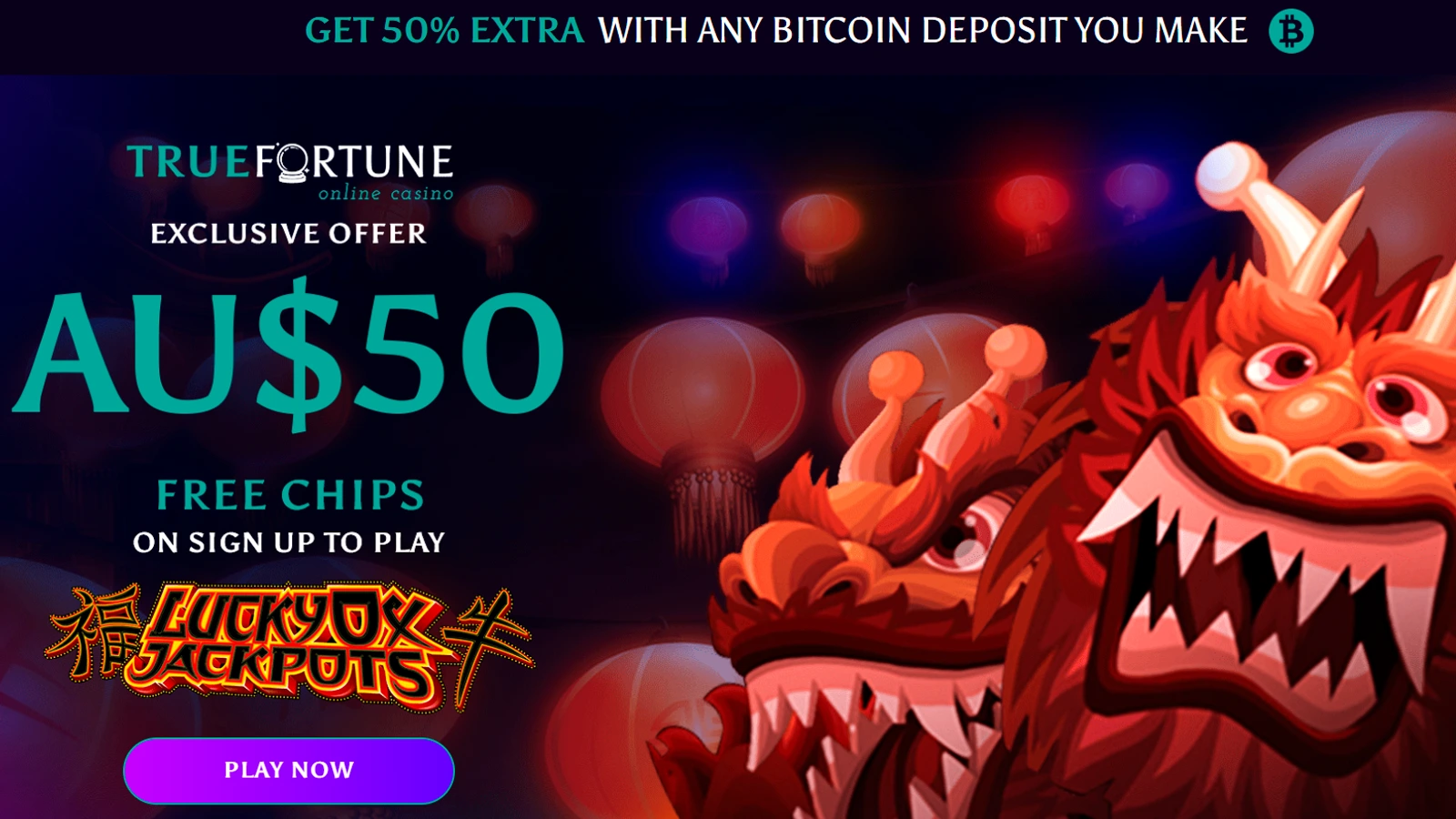 True Fortune Casino Free Spins Bonus Offer
