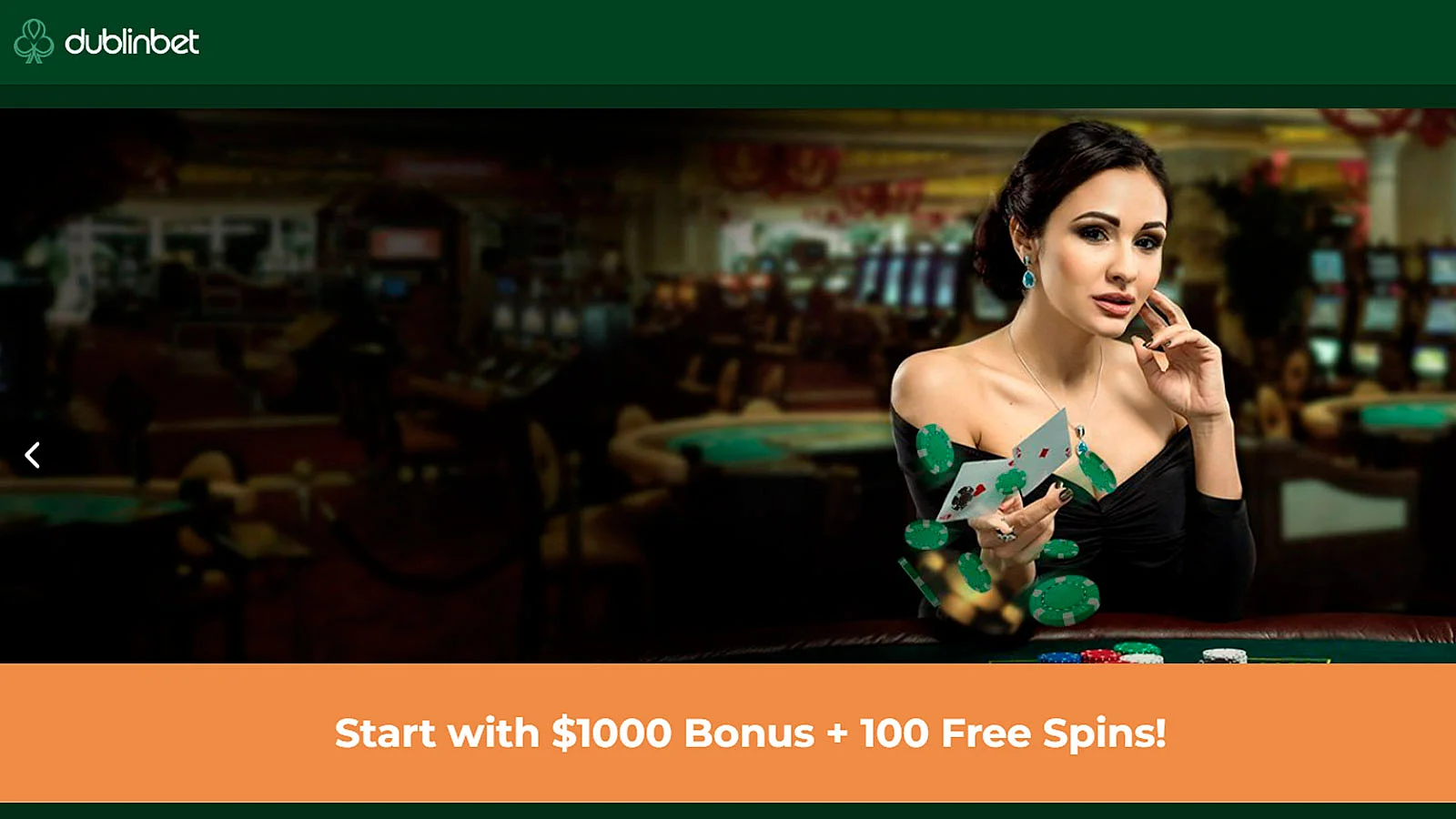 Dublinbet casino welcome bonus