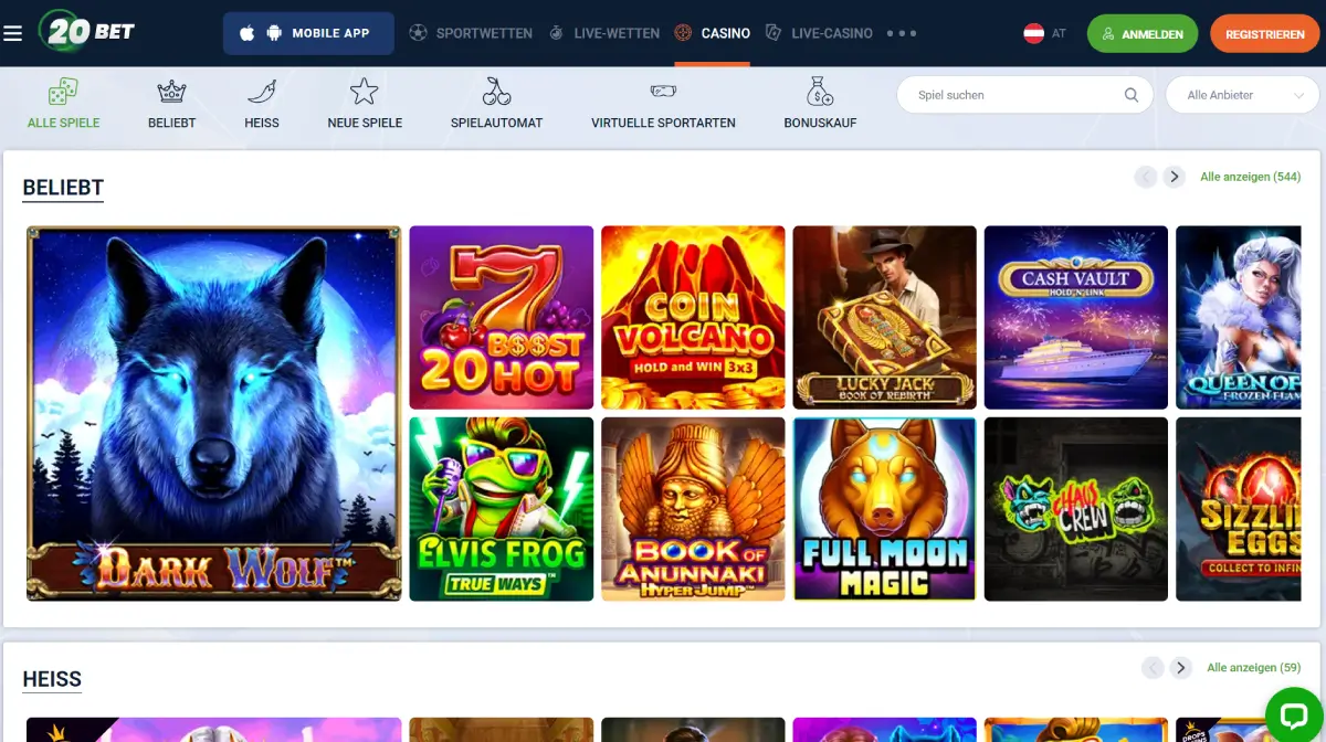 20Bet Casino online