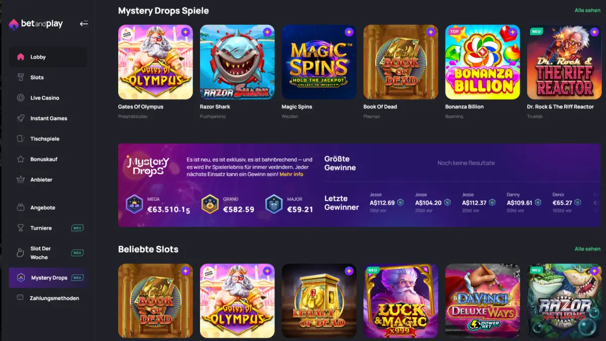 BetAndPlay Casino online
