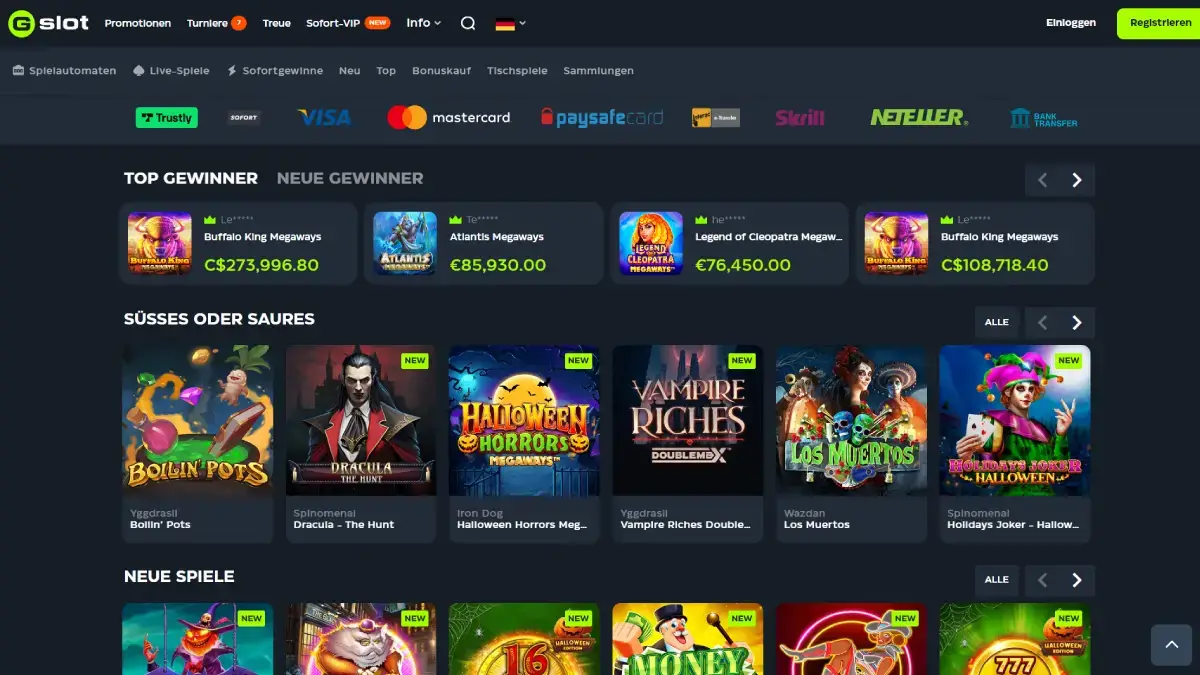 Gslot Casino No Deposit Bonus