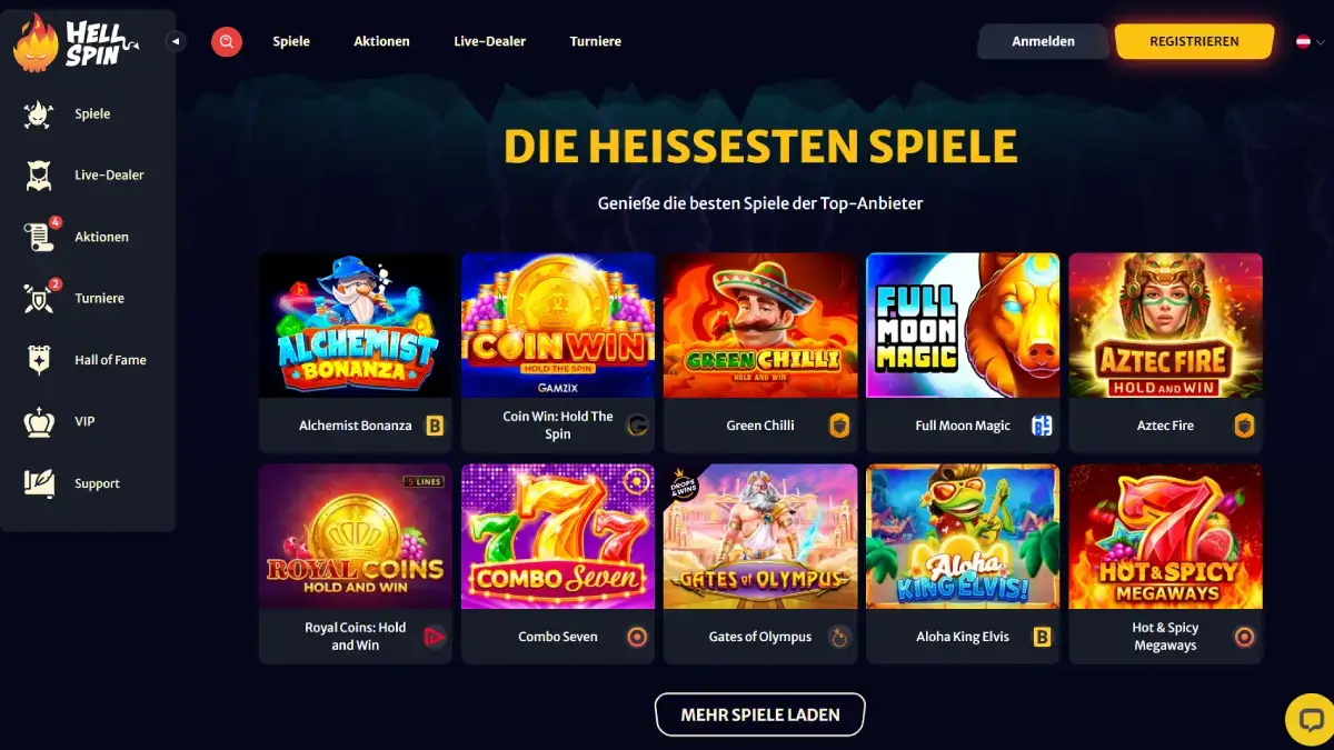 Hell Spin Casino No Deposit Bonus