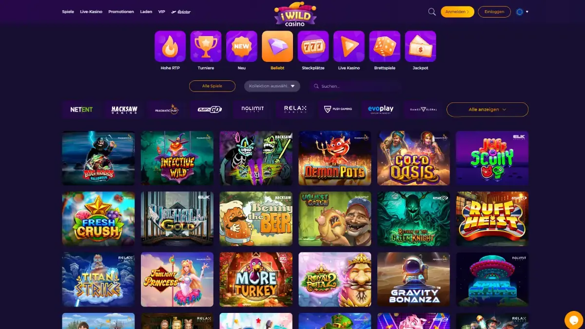 iWild Casino Free Spins