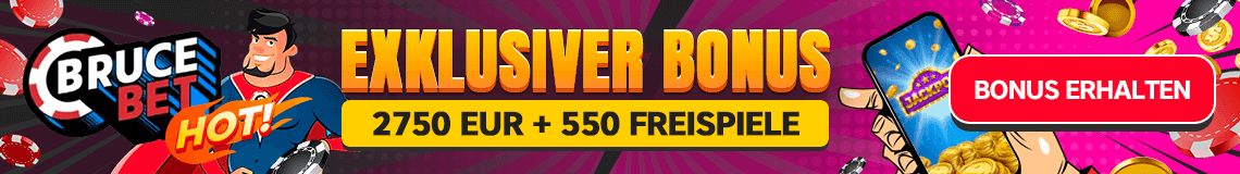 Bruce Bet Casino Banner Desktop