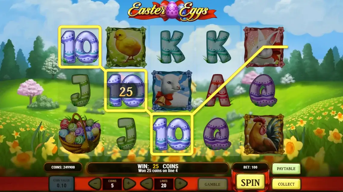 Easter Eggs - Oster Spielautomat