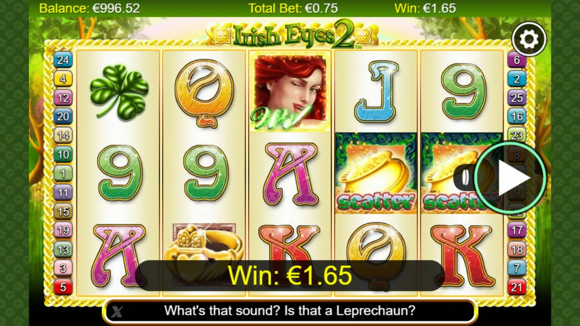 Irish Eyes - Spielautomat zum St. Patrick's Day