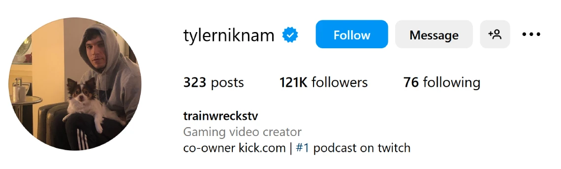 Trainwrecks TV Instagram Profile