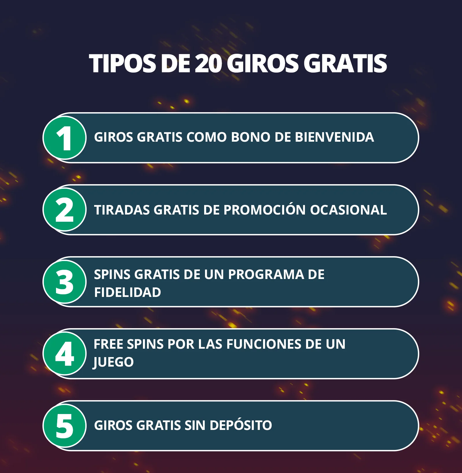 Bonificaciones diarias de tiradas gratis