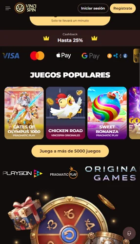 Casino móvil VinciSpin