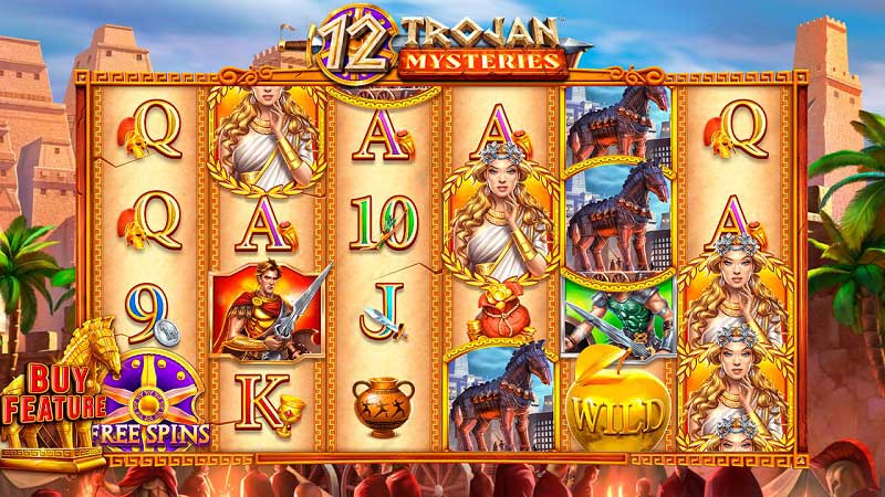 12 trojan mysteries kolikkopeli