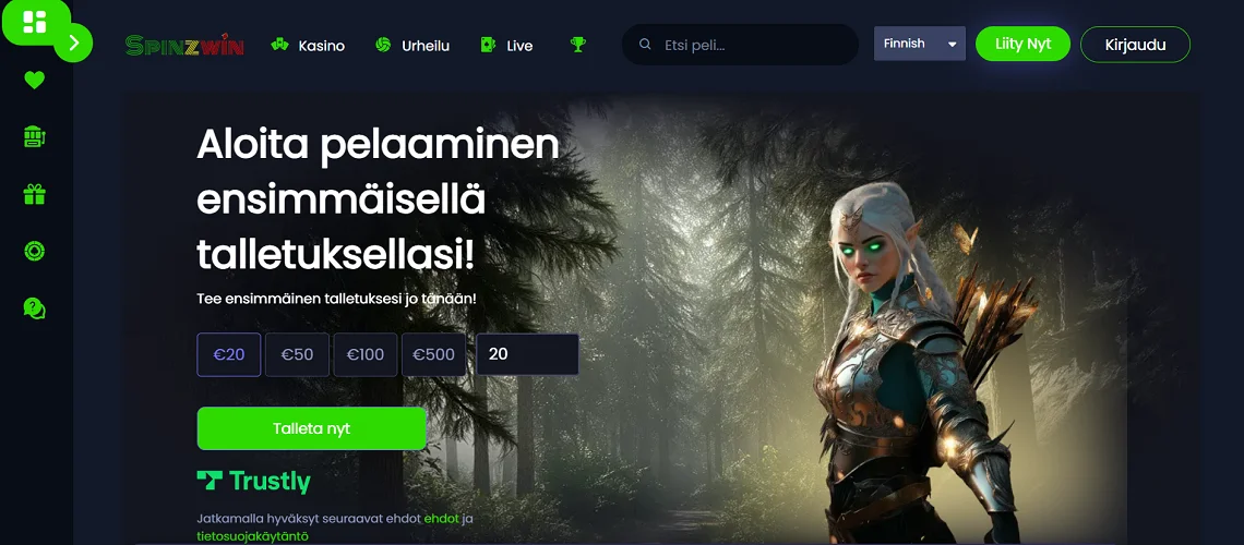 Spinzwin Casinon aulassa