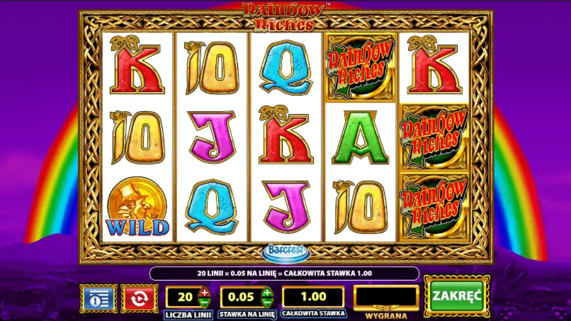 Rainbow Riches to jedna z najlepszych gier na Dzień Świętego Patryka