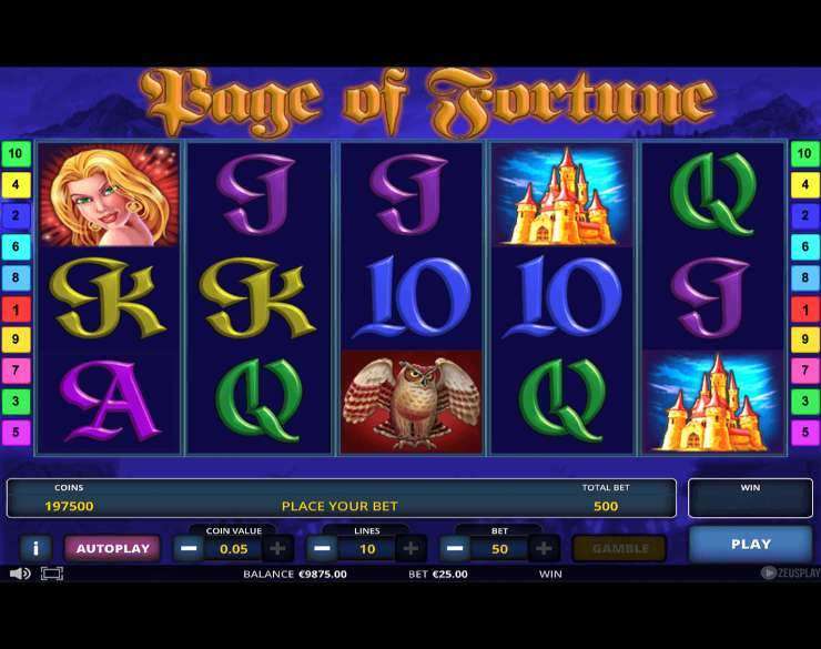 Page of Fortune Deluxe