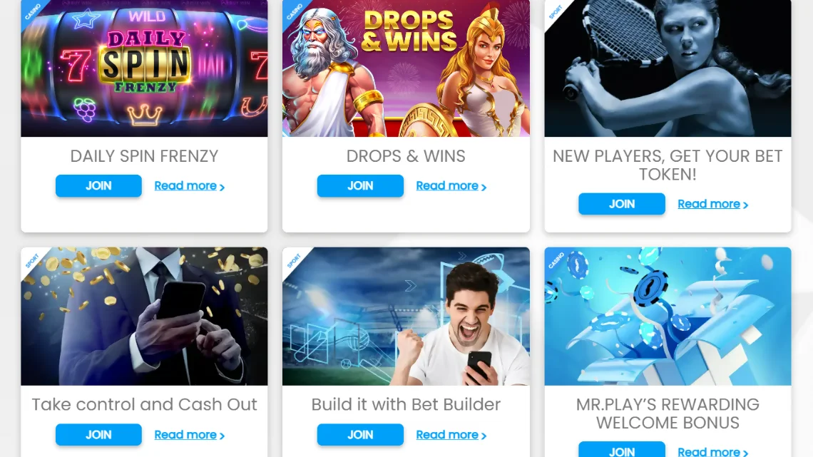 Mr Play Casino Bonuses