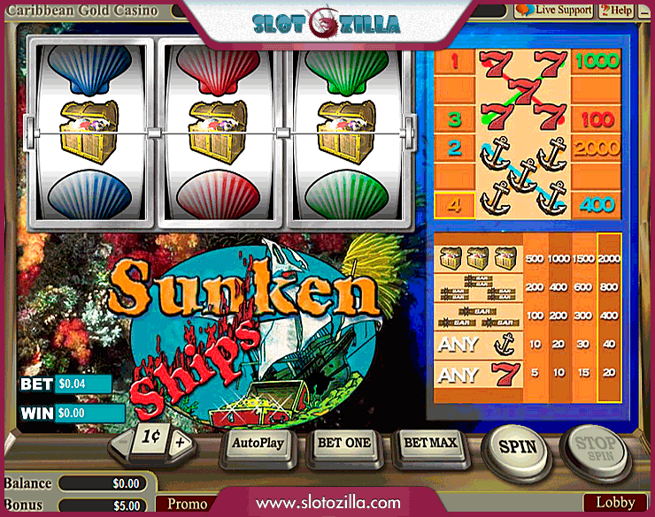 Sunken Ships Slot