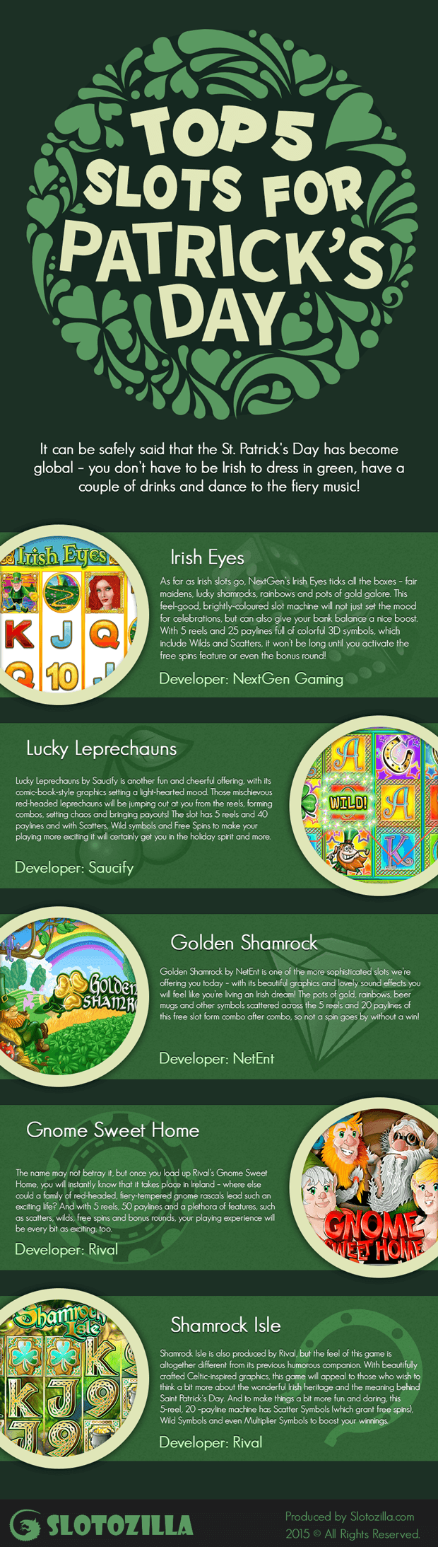 TOP 5 Irish Slots for St.Patrick’s Day Slotozilla Blog