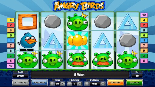 Hướng dẫn thao tác tải game Angry Birds Slots cho điện thoại