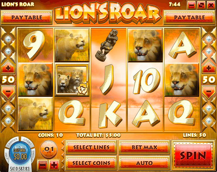 Lion’s Roar™ Slot Machine Game to Play Free