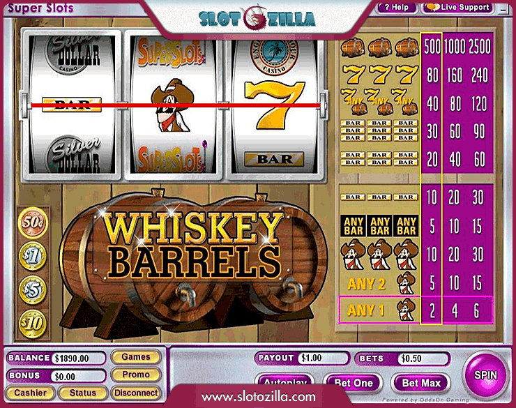 Whiskey Barrels Slot