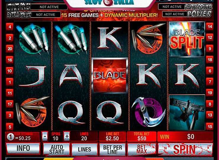 Blade Slot Machine Review Play Free Slot Game Slotozilla
