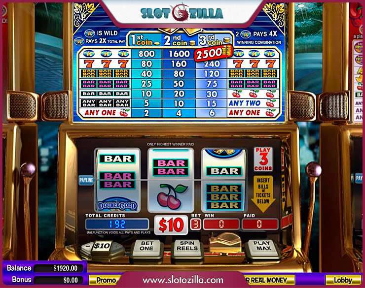 Double Gold Slot™ Slot Machine Game to Play Free