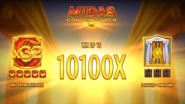 Midas Golden Touch (Thunderkick) Slot Review & Demo