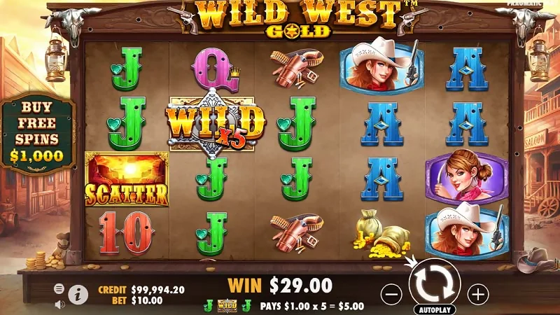 Wild West Gold slot machine