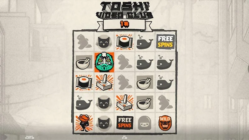 Toshi Video Club slot game