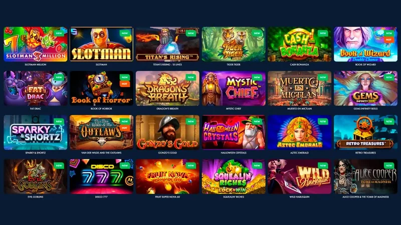Slotman Casino Games